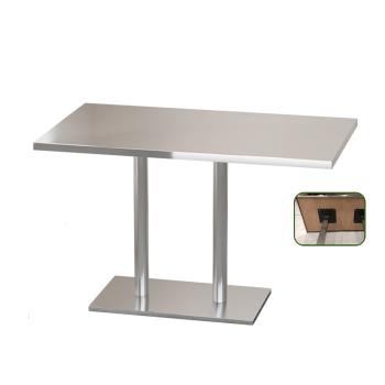 Großhandel B2B Shop Edelstahl Rundtisch Restaurant Tisch Kantine